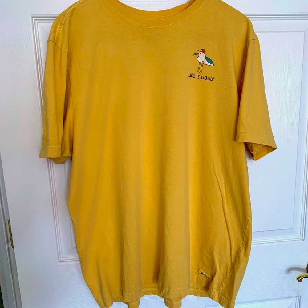 Life Is Good Graphic Tee “The Ocean Is My Home Buoy” men’s T-Shirt
